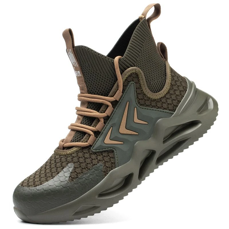 Top Grade Steel Toe anti-smashing ,puncture proof and anti slip for Work Safety Boots