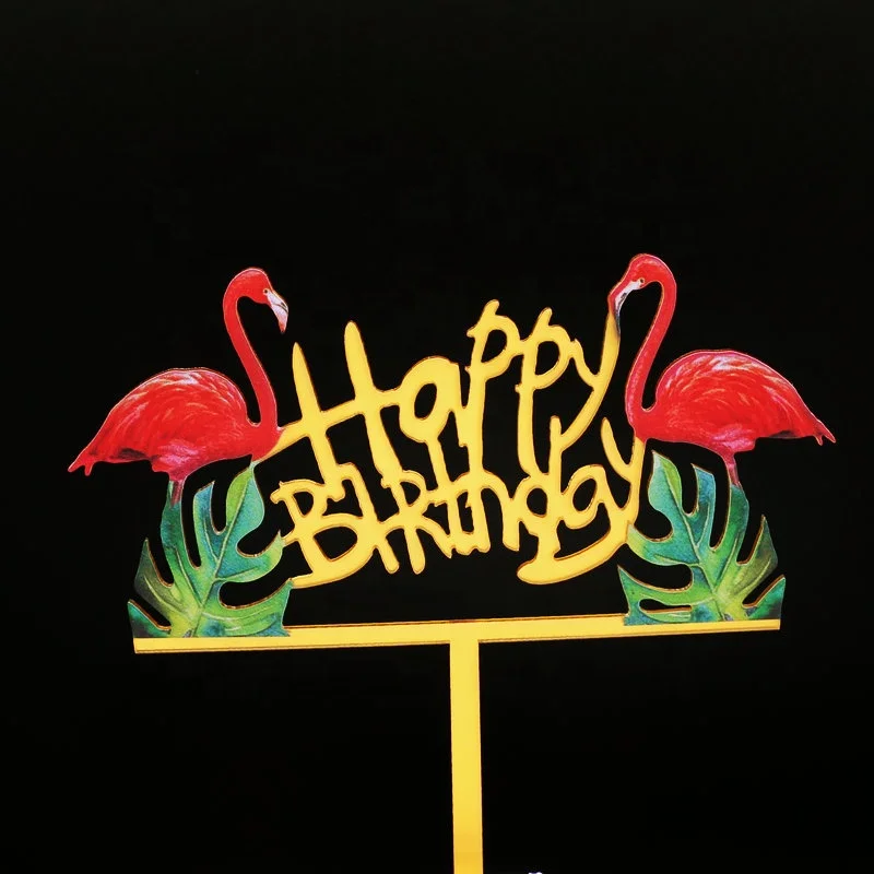 Acrylic unicorn cake topper for cake decoration theme party supplies