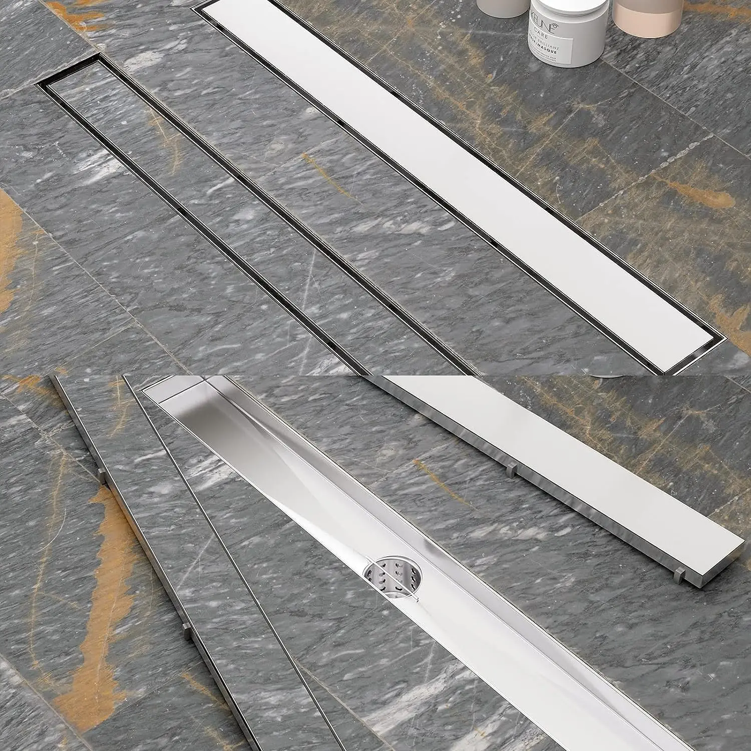 High Quality Stainless steel Shower Floor Drain Anti-odor Anti-blocking Large Displacement Bathroom Floor Drain