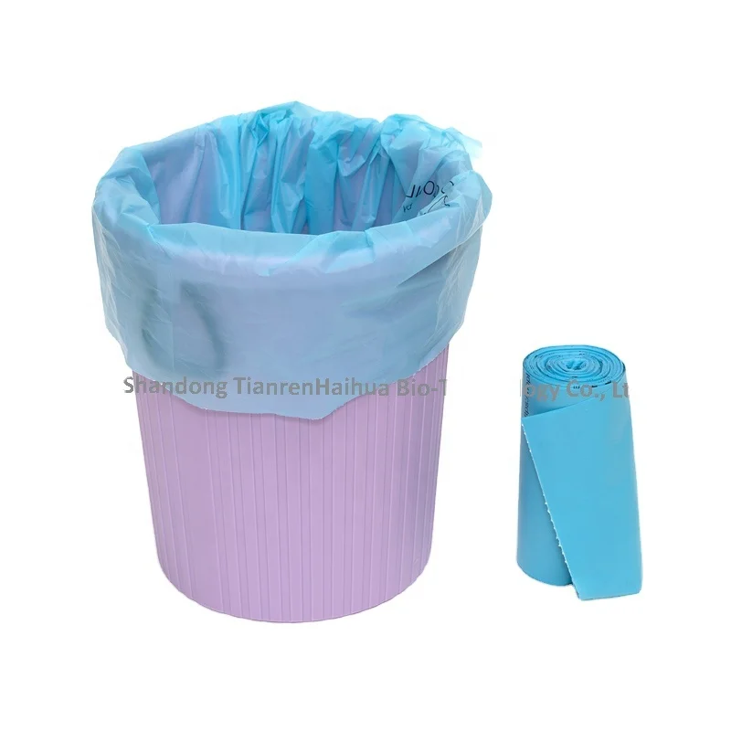 Supply Chinese Good Quality Biodegradable Compostable Trash Bag Garbage Bag in low price Corn Starch+PBAT