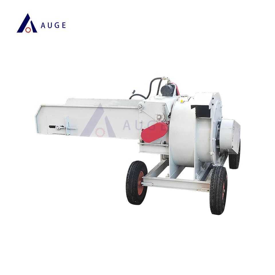 High Capacity Grass Shredder for Wet And Dry 6t/h Crusher Hammer Mill Machine Agricultural Manufacturer Silage Machine