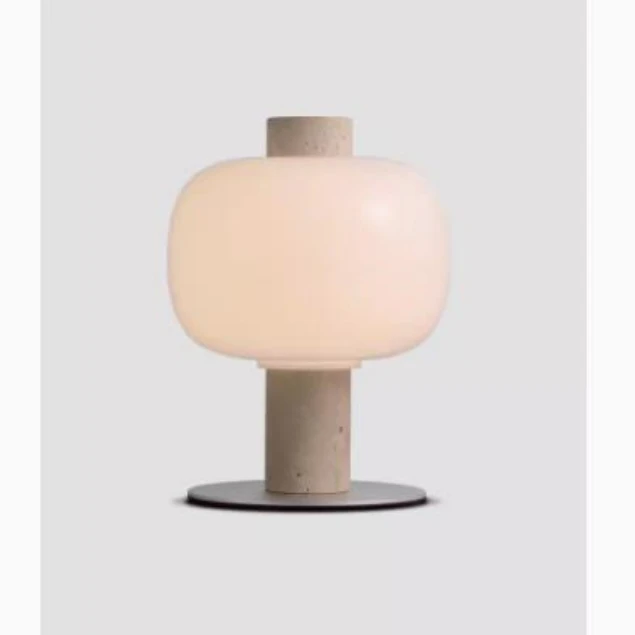 Modern simple bedroom study bedside lamp hole stone lamp designer table lamp
