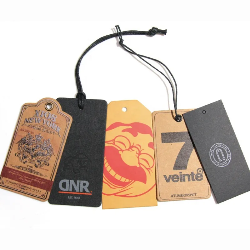 Customized High Quality Clothes Label Tag Fashion rfid acrylic Clothing Weave Logo For Garment two pieces lingerie hang tag tags