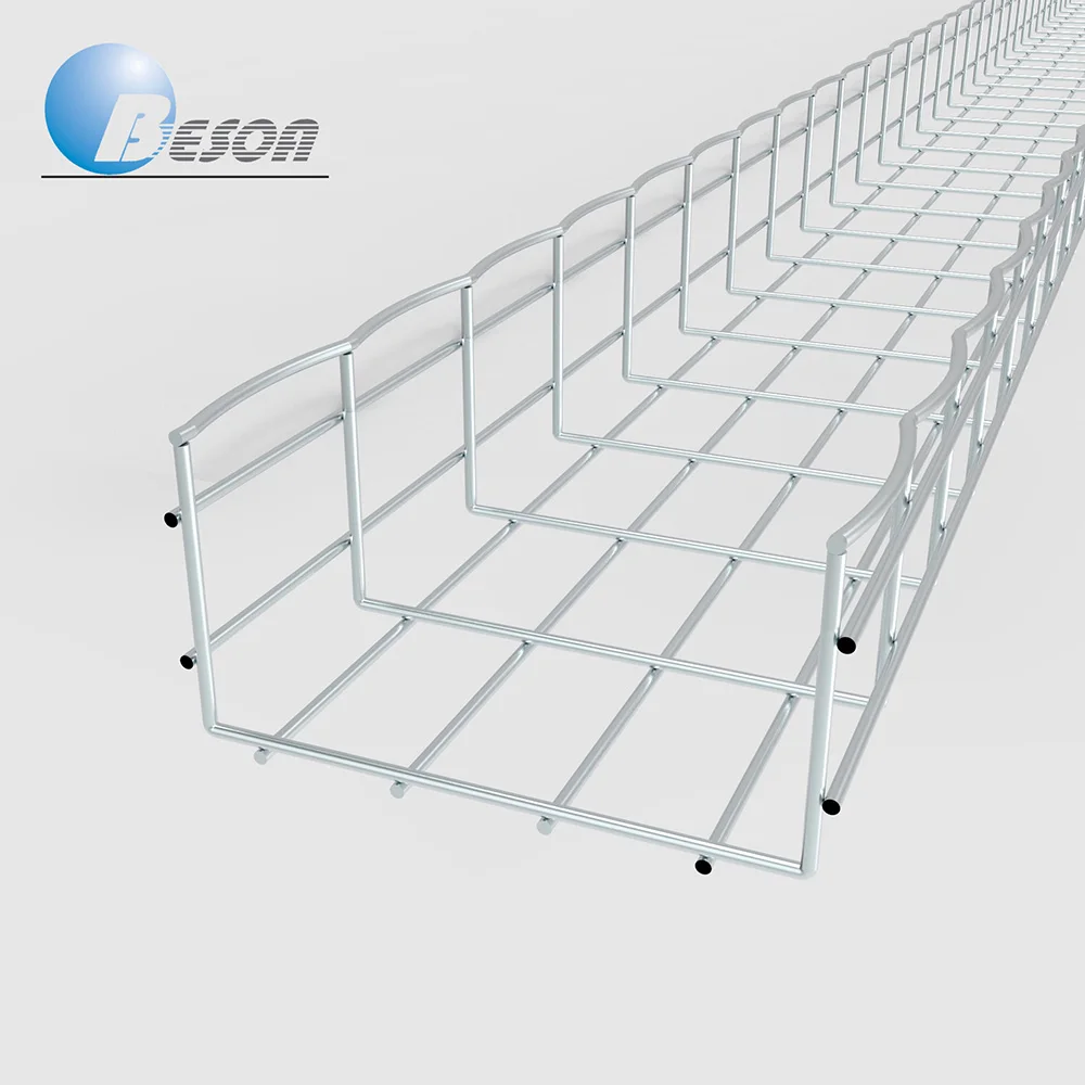 Galvanizado Malla Bandeja Wire Mesh Basket Cable Tray With/without Connector