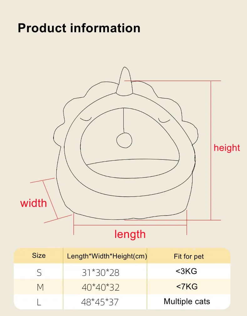 Luxury wholesale Animal Style colorful Soft Cotton Cat Mat Comfortable Warm Cat Bed House With Play Drop Ball