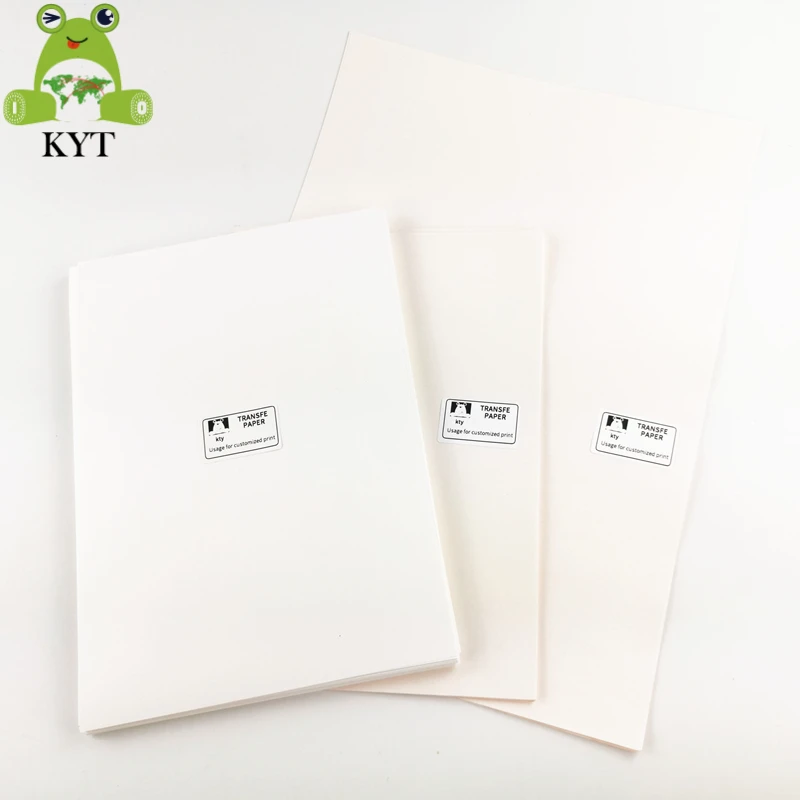 Хлопковая бумага A4, термопечать от производителя, оптовая продажа быстросохнущей сублимационной переводной бумаги, водная переводная бумага