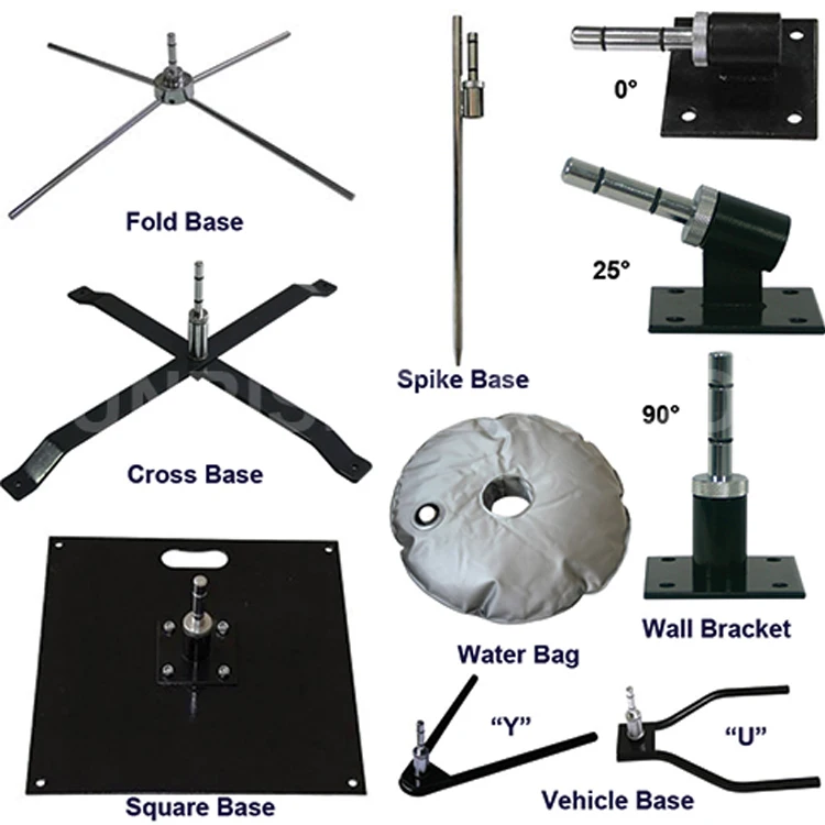 Wholesale Flags, Banners & Display Accessories Feather Flag Pole, Flag Stands