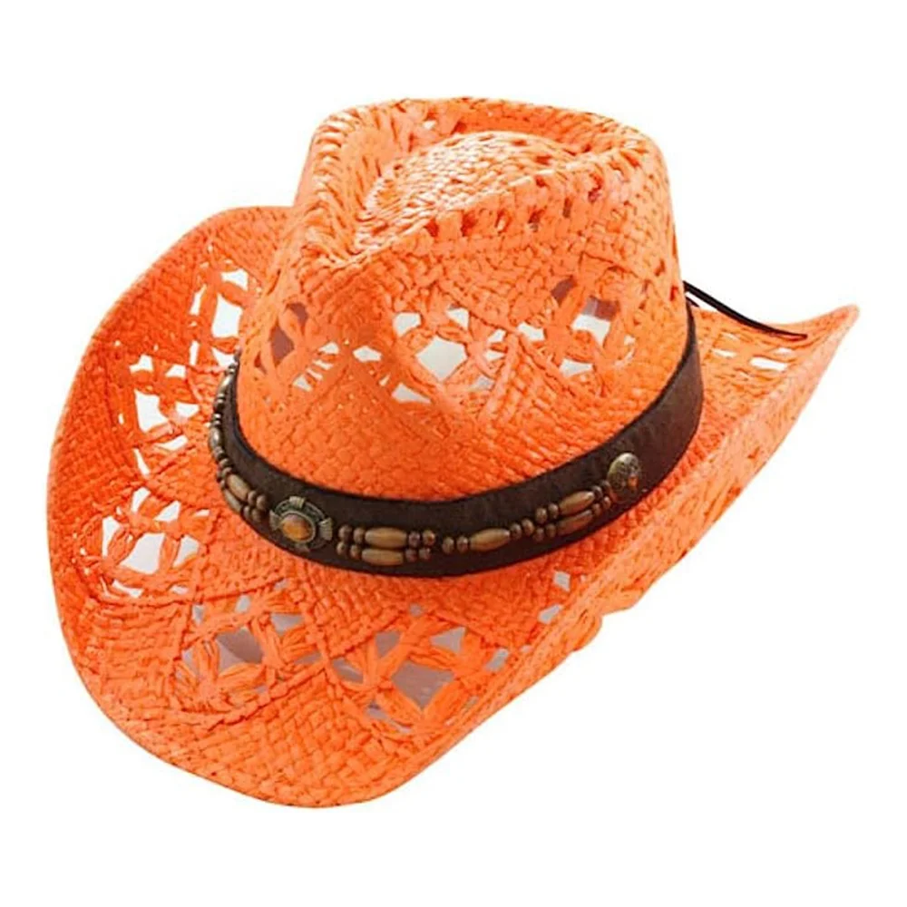 2023 customizable chinese manufacturer unisex design your own outdoor old school sun protection straw cowboy hat