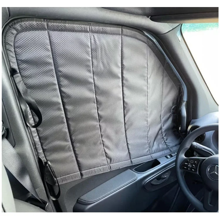 Custom Mercedes Sprinter Van 2020+ Insulated Side Door Window Cover Vanlife Driver front door Window Cover