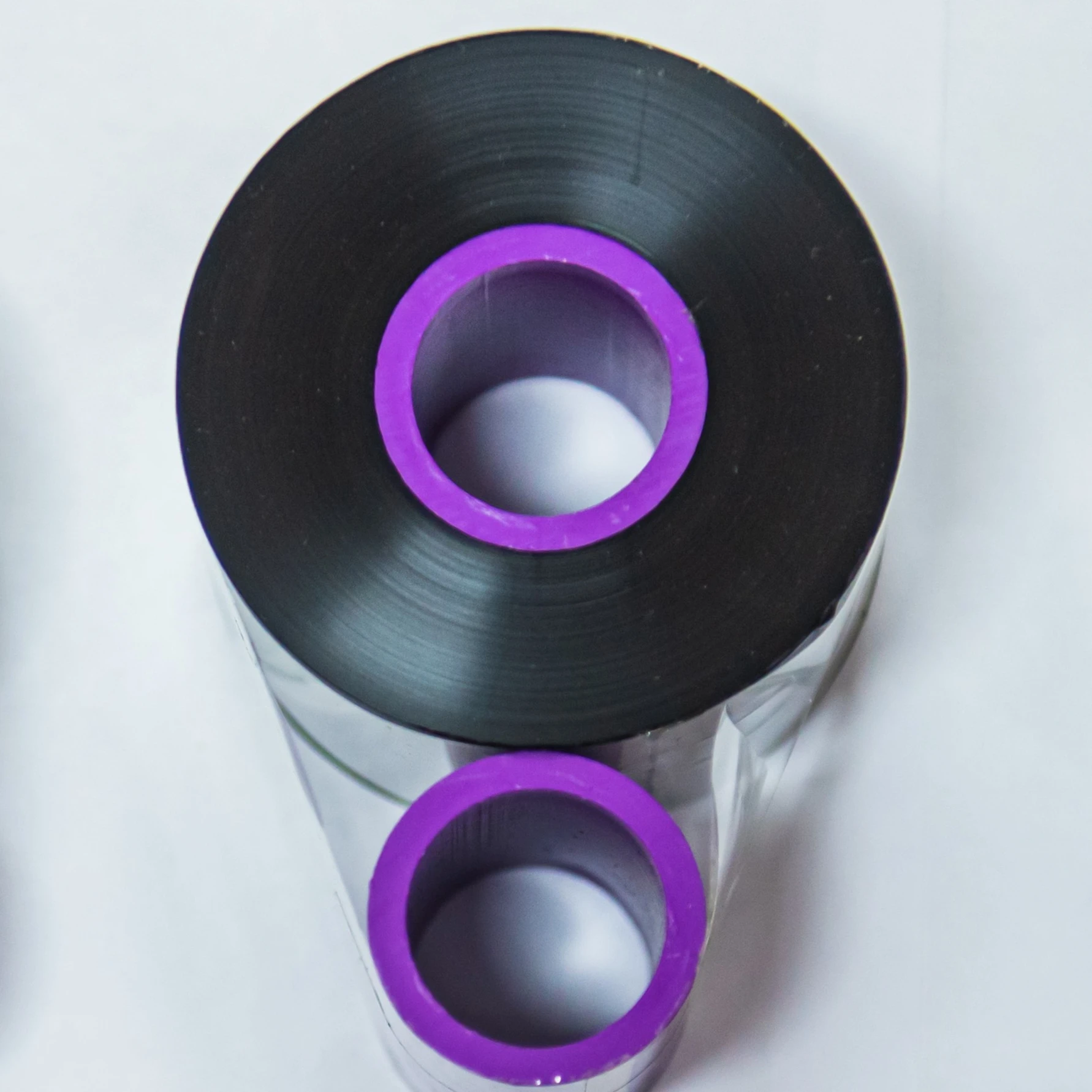 55mm*500M ink inside/outside Near Edge TTO Wax Resin thermal transfer ribbon TTR Barcode printer ribbon package date print