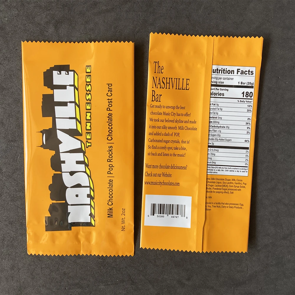 POLYSMARTS Custom Mini Middle Seal Bag Beautiful Printing BOPP Plastic Trading Cards with Aluminum Foil Packaging for Gifts