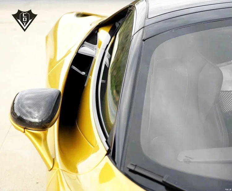 Боковые зеркальные Чехлы для mclaren 720S/540C/570S/570GT/600LT боковая зеркальная крышка из углеродного
