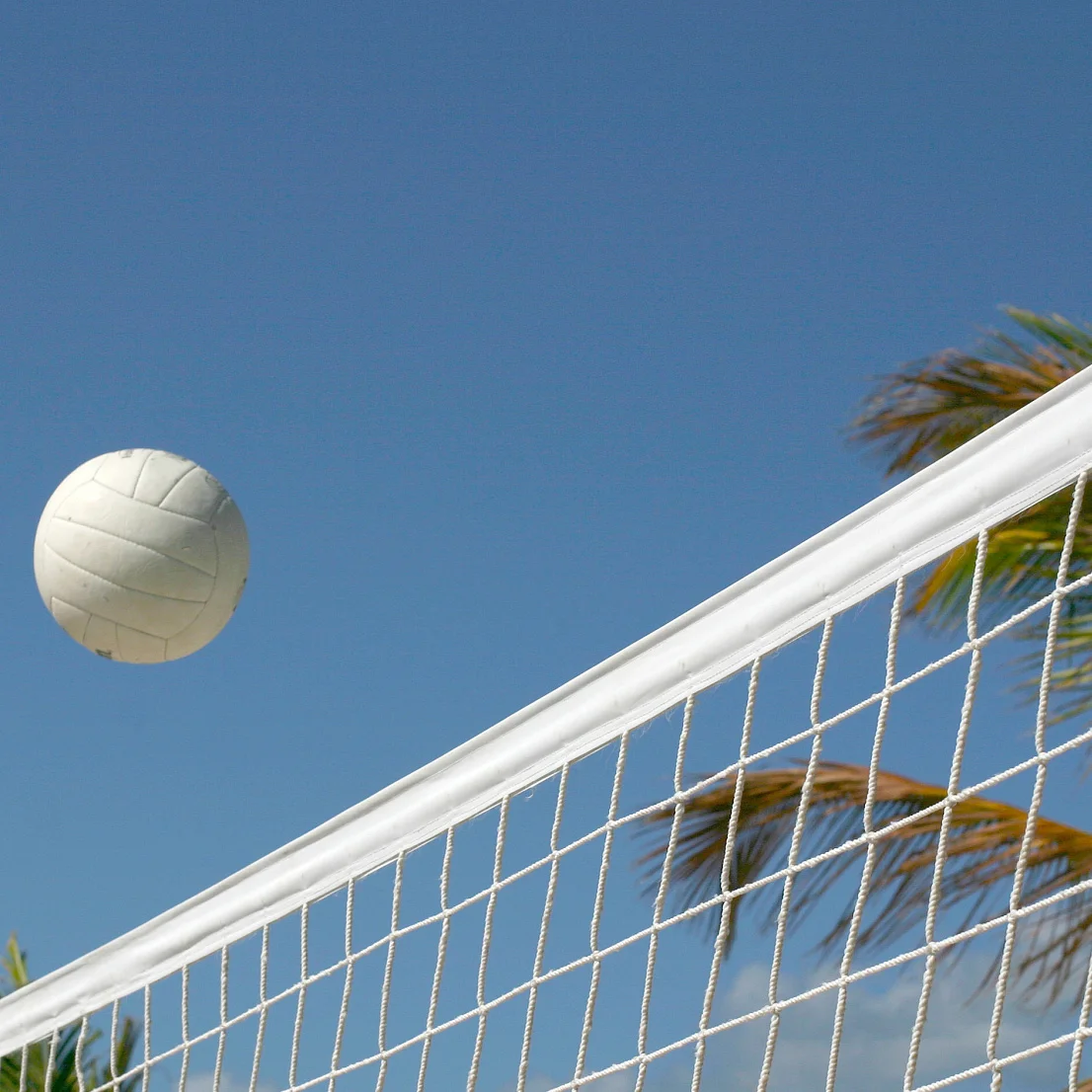 PE four side volleyball net portable four side cross cross beach volleyball net set