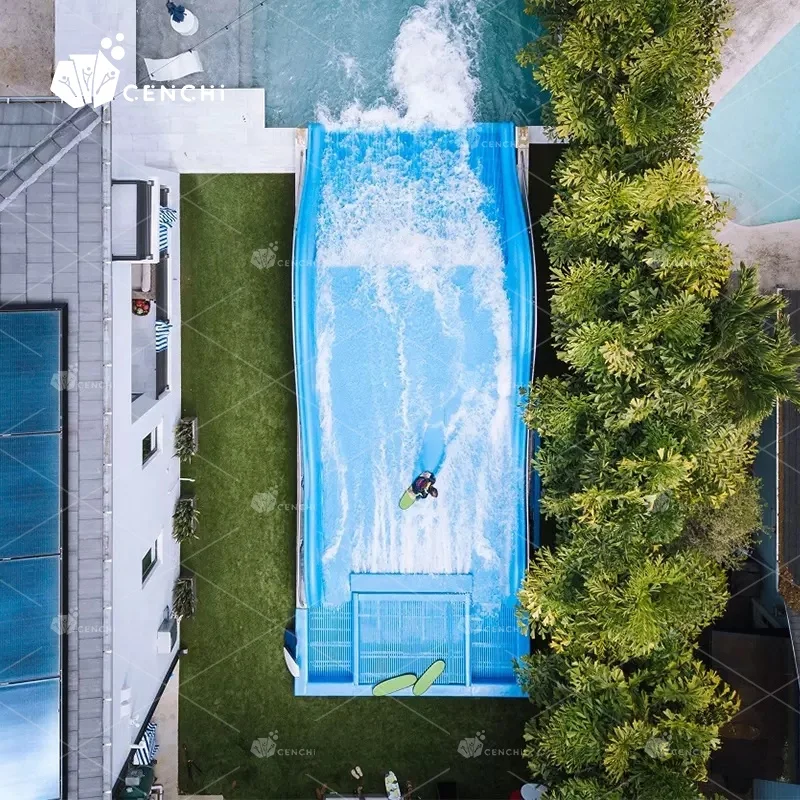 Cenchi water park commercial surfing machine hotel residential community single double surf fitness machine
