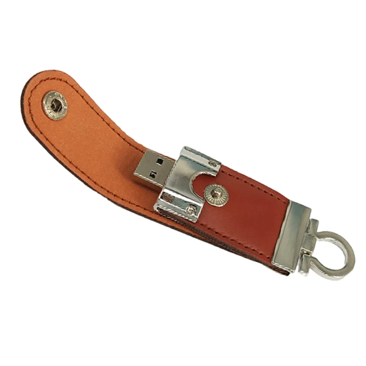 Leather USB Flash Drive 4GB 8GB 16GB 32GB USB 2.0 3.0 Memory Flash Stick Gifts Pendrive Custom Logo Printing cle usb