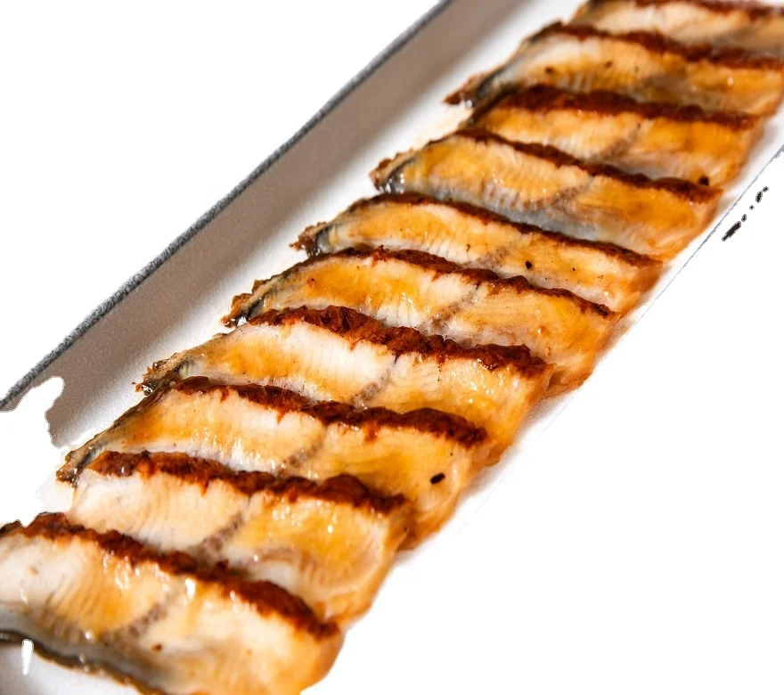 seafood unagi kabayaki slice  eel sushi slice export for Japanese resturant 6g