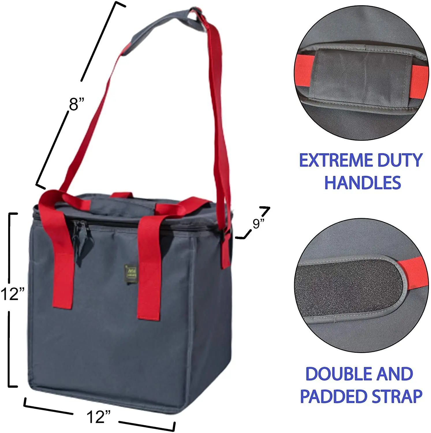 Factory Price Grocery Reusable Tote Cooler bag  Insulated Shopping Bag thermal lunch shopping bag for food