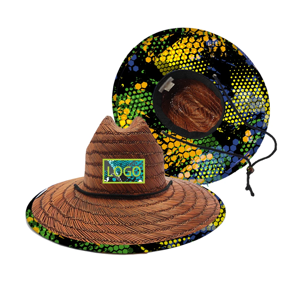 Оптовая продажа, мужская летняя окрашенная коричневая пляжная шляпа от солнца Shangyi