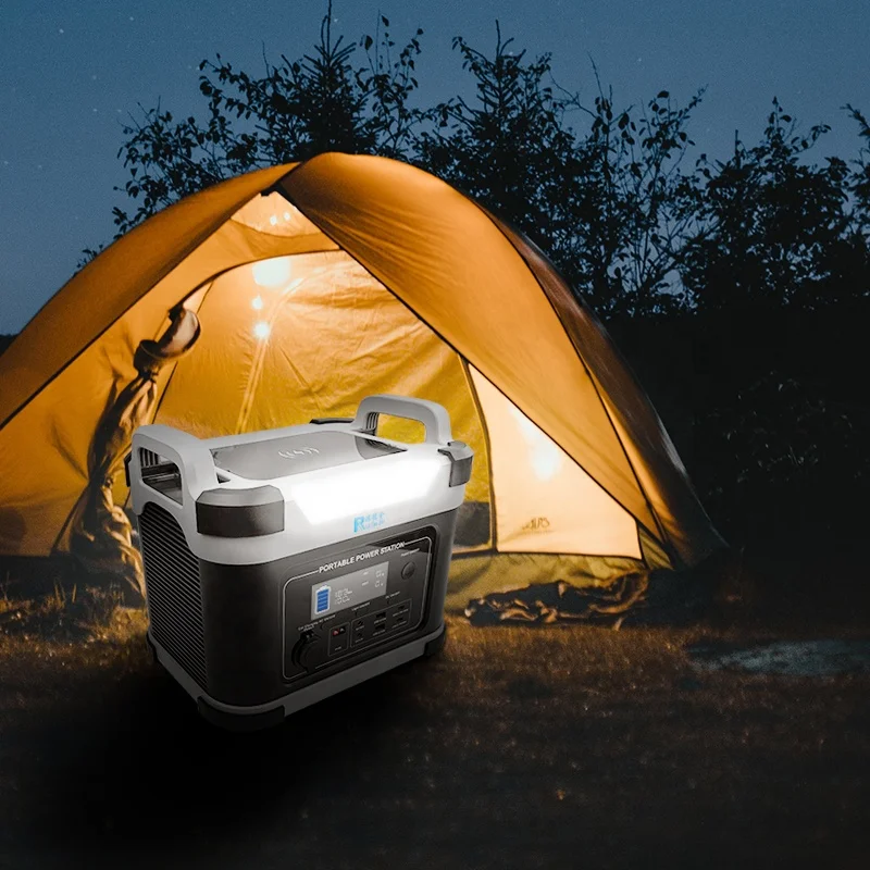 110v 220v Camping Solar Generator Power Station 350w 1000w 500w 600w 300w Portable Power Station For Camping Use