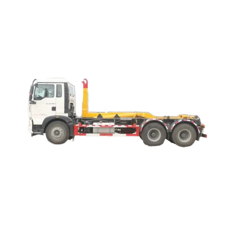 Sinotruk HOWO задний двухосный ручной привод 20 кубических крюков мусоровоз