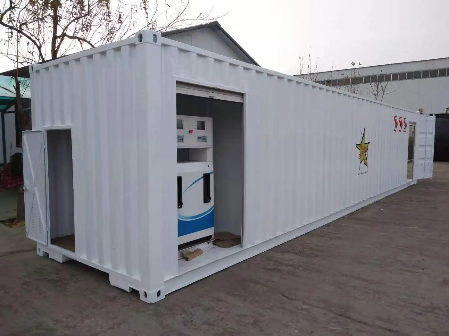 oil storage shipping container bunded oil store container