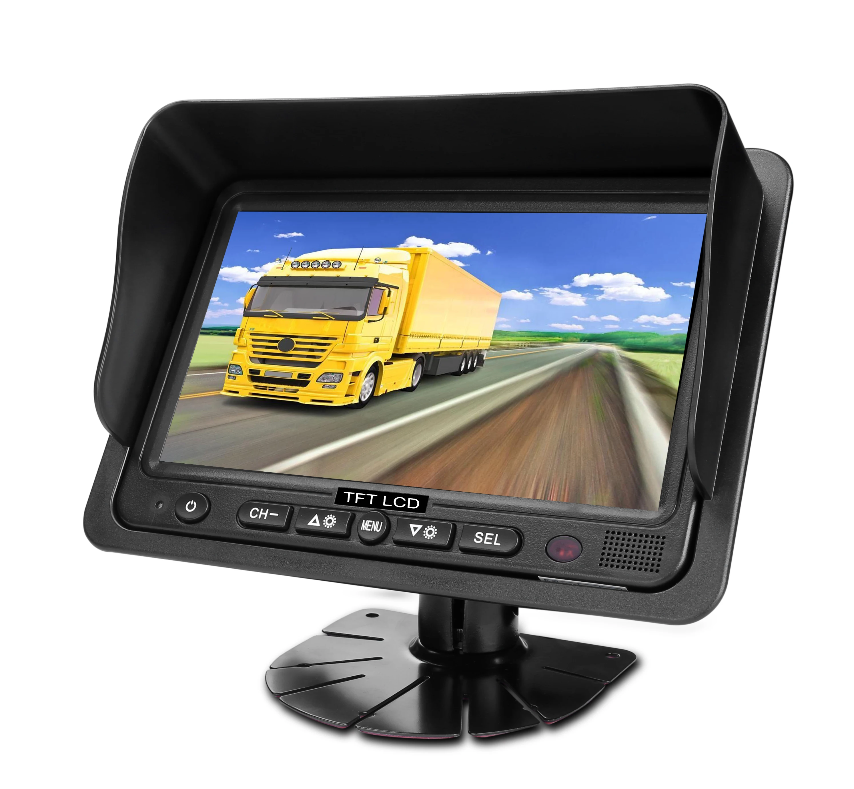 ISO Factory OEM ODM 7 Inch Car Rear View Monitor Truck Reversing Safety Monitor