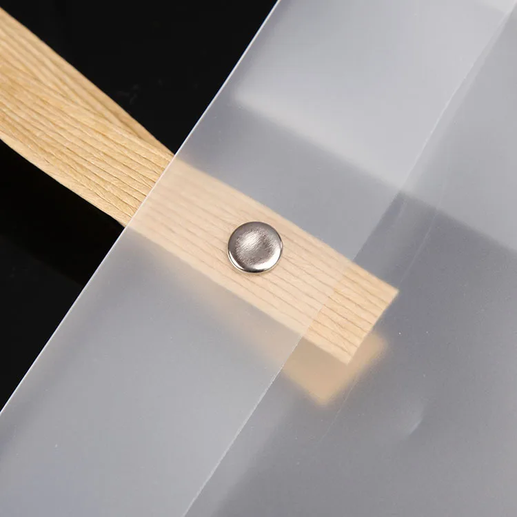 Custom Logo Flower Clear Cosmetic Transparent Bag Waterproof PVC Tote Frosted Shopping PP Beach Gift With Hand