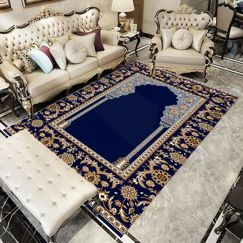 Wholesale rate Living Room Area Rug Prayer Rugs and Carpets Accept Customized 3d Print Prayer Mat