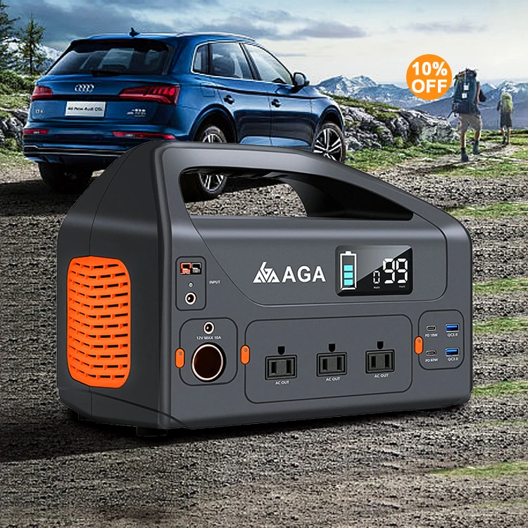 OEM 110v 220v Rechargeable Solar 1000w 500w 300w 200W 100w Solar-powered Emergency Generator  Portable Power Station