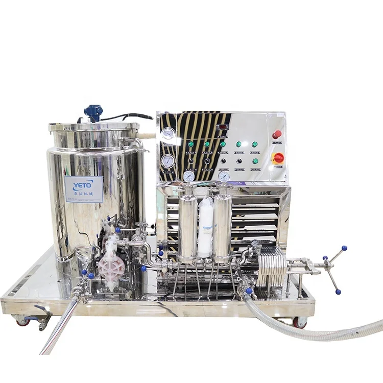 Yeto perfume machine stainless steel pneumatic mixer filter equipment perfume fragrance oil freezing making machine price