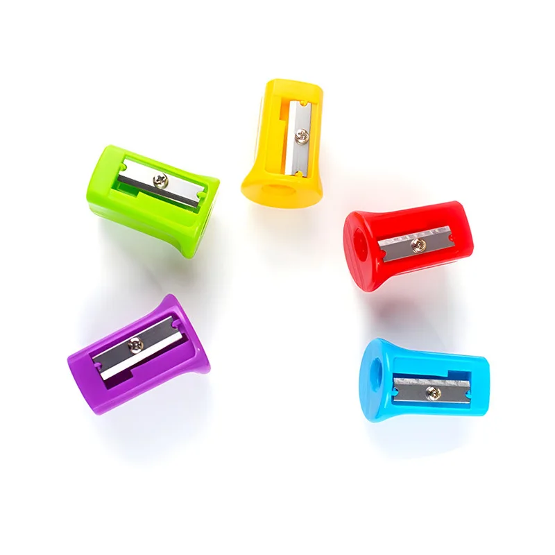 SDI 0126 Children Metal Plastic Sharpening Tool Small Colorful Pencil Sharpener Wholesale