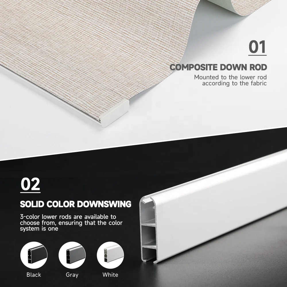 smart dual solar panel power system roller blind sunshine battery hotel motor blackout shutter electric roller blinds