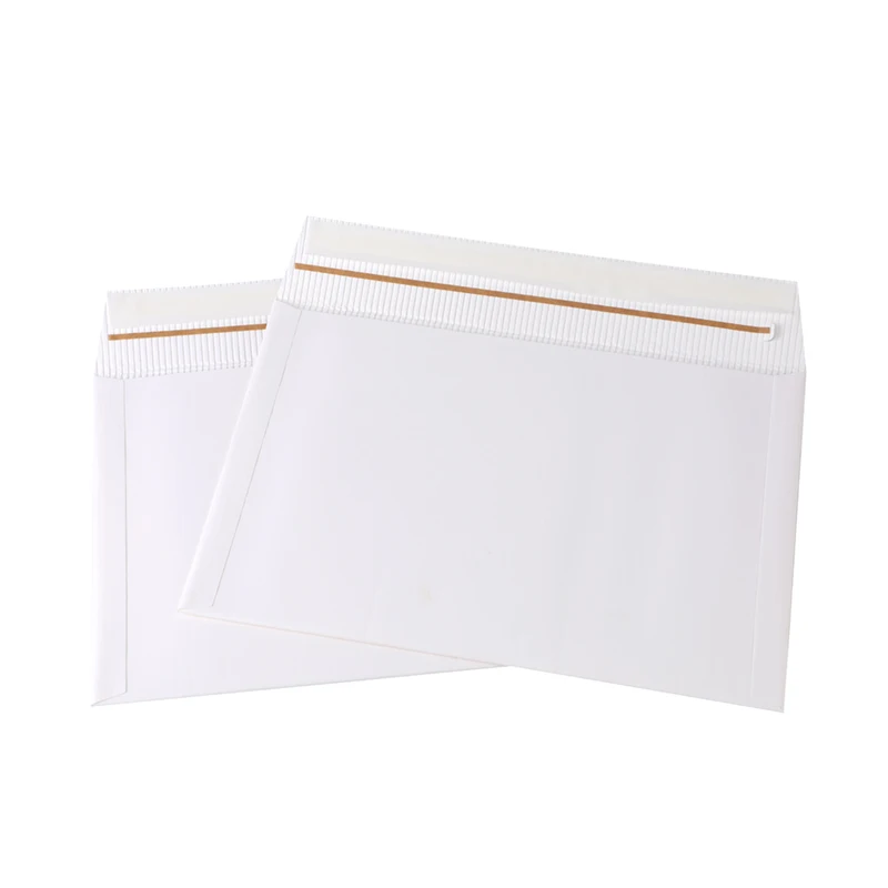 Custom eco envelope shipping corrugated cardboard padded envelopes kraft mailer bag