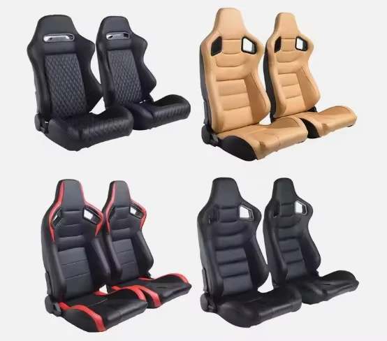 Car sports seat modification with sliding track racing modification car esports simulation driving seat metal frame universal