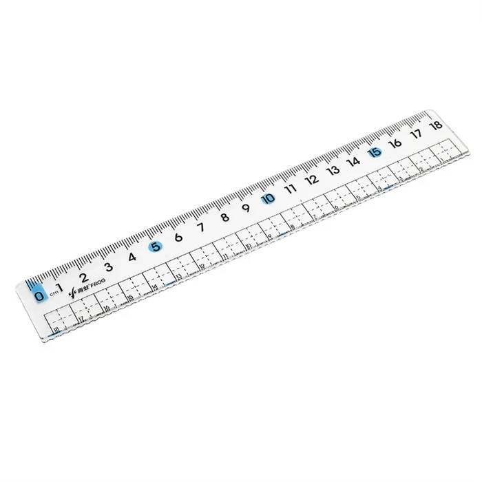 150mm High quality soft Growth Height Measure plastic ruler manufacturer price straight rulers for school stationery set