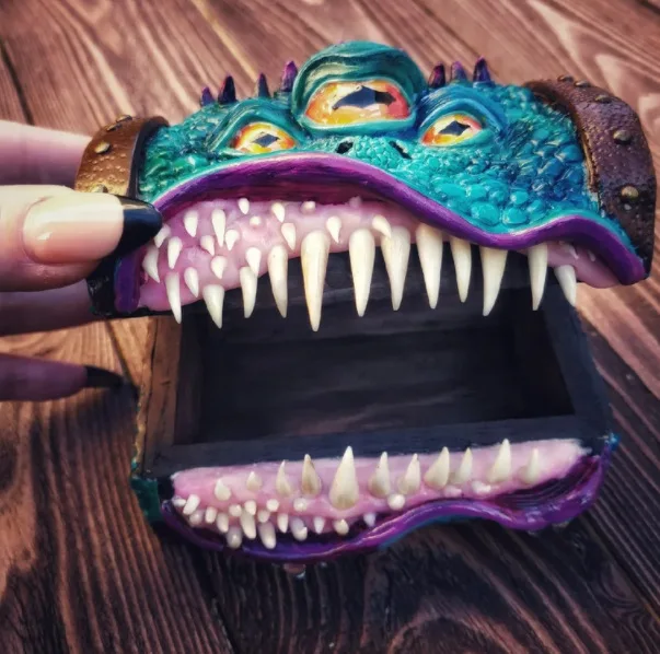 Wowei Dungeons and Dragons RPG Dice Monster DND коробка аксессуары лоток для хранения кубиков