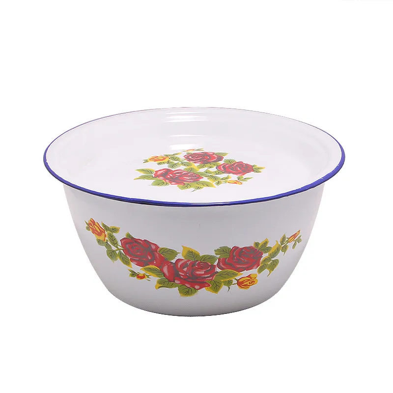 Fine Quality China Manufacturer   Casserole Pot  Cover Setenamel Enamel Finger Bowl