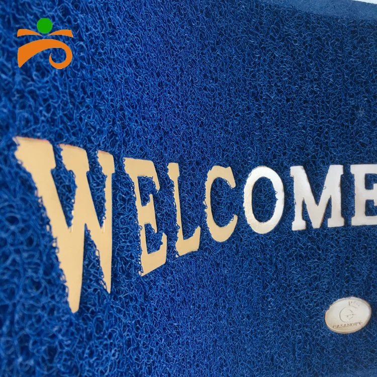 PVC Coil door Mats manufacture cushion mat carpet Spaghetti Matting Runner Dirt-Trapper