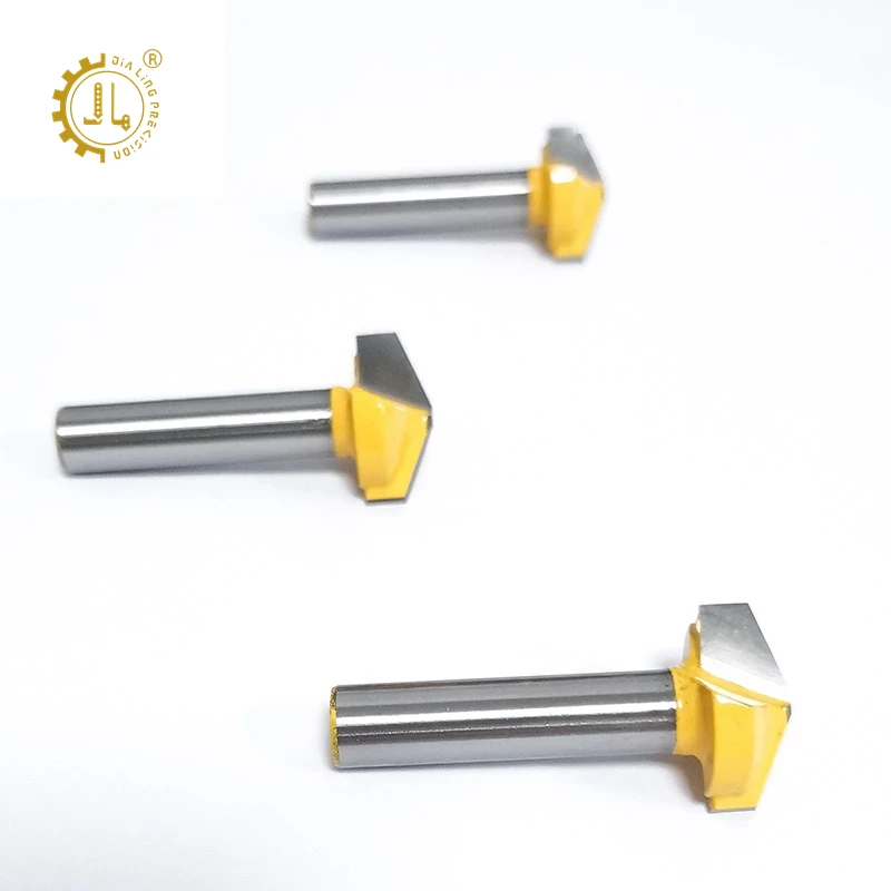 V Groove Router Bit ACM ACP Cutting Tools 108 Degree Alucobond Grooving Bit CNC Router Bits 90 Degree Mitre Fold for Alucobond