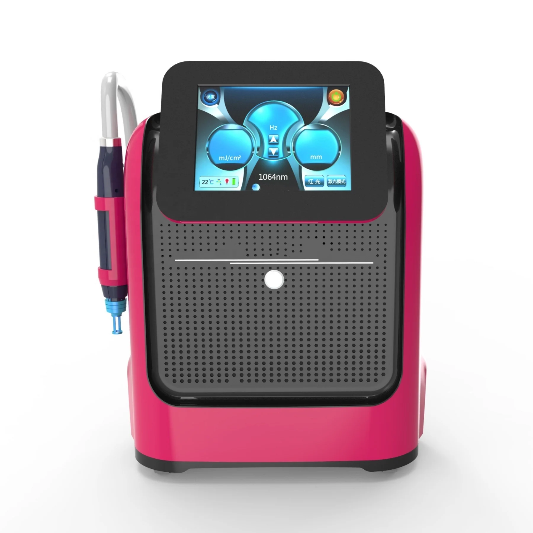 2022 Newest Portable Nd: Yag Laser Tattoo Pigment Removal 755nm Laser Machine