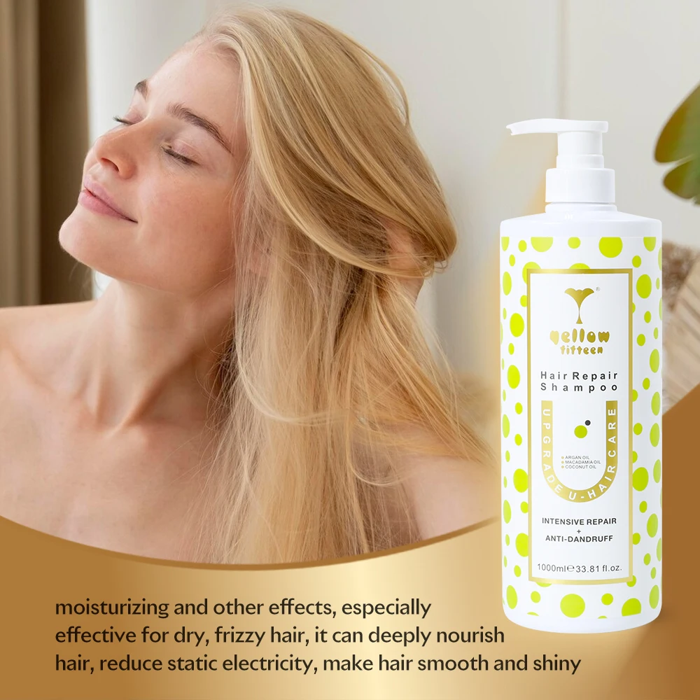 Wholesale Herbal Organic Nourishing Softness Deep Repair Treatment Silky Shiny Healthy Shampoo Set for Damaged Hair
