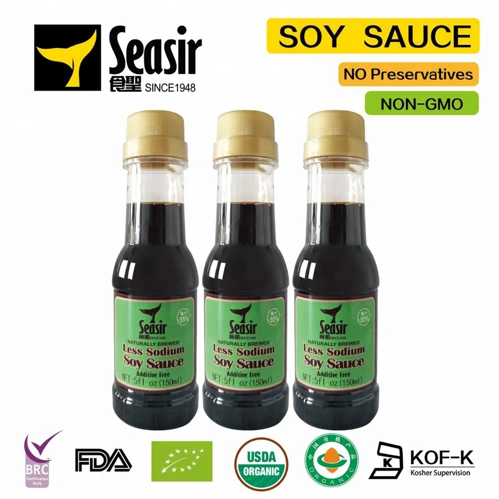 Best soy sauce High quality soya bottle packing  soy sauce for wholesale and trial 150ml