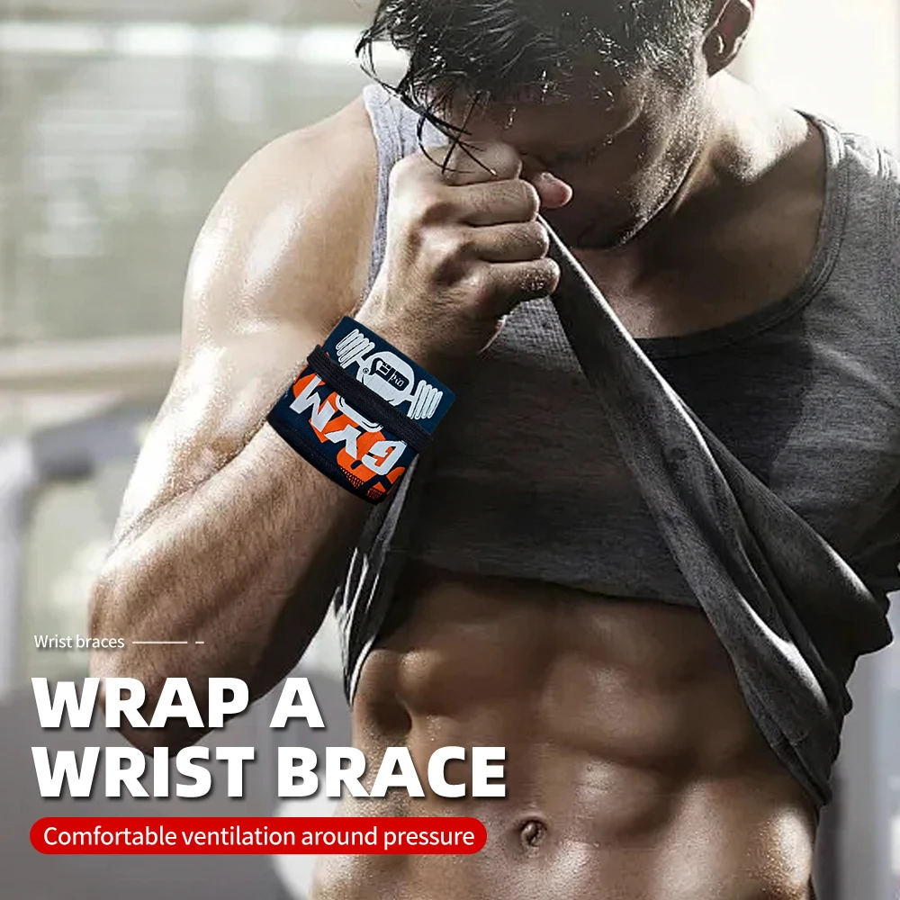 Cotton Weight Lifting Wrist Wraps Support Braces for  Powerlifting,Fitness,Weightlifting,Gym,Deadlifts,pull ups