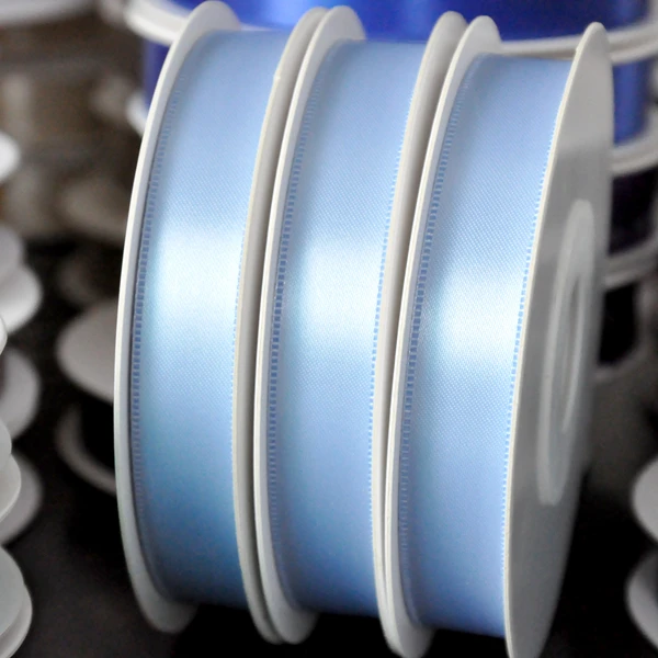 China wholesale fabric ribbon pure color gift craft packaging wedding decorative french single double sided satin ribbon 38mm