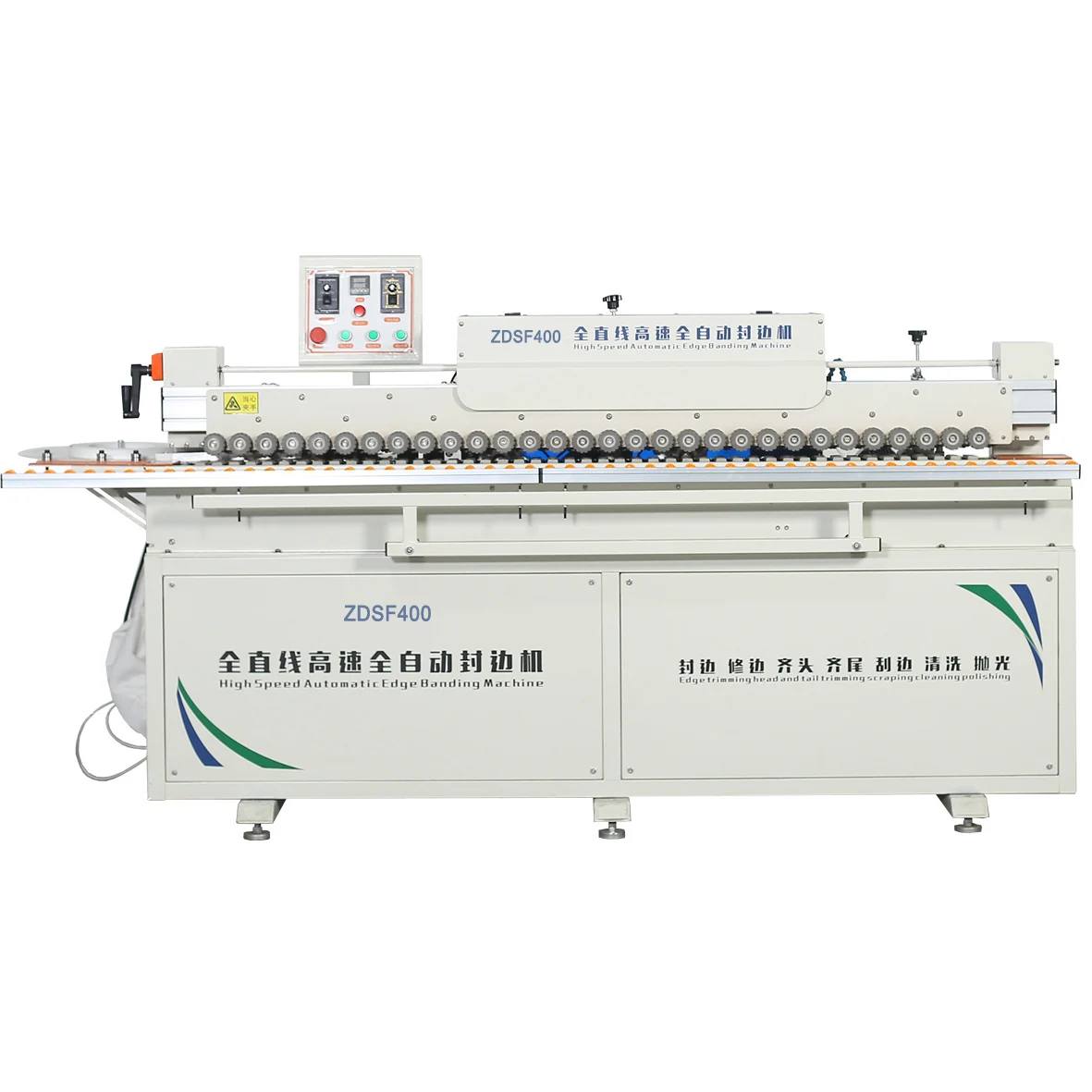 Edge Banding Machine Woodworking Mdf Pvc Mdf 8 Functions Automatic Edge Bander Machine For Wood Based Panels Machinery