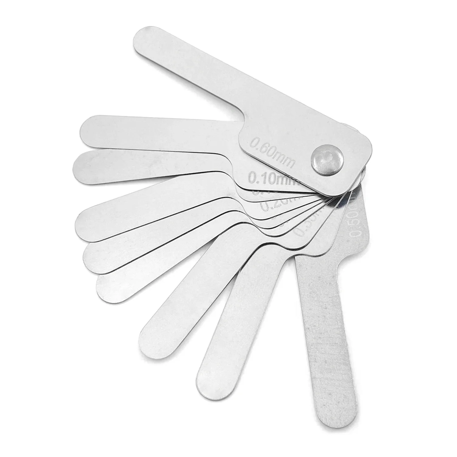 9Pcs/Set Dental Interproximal Reduction Gauge Ruler Tooth Gap Measure Reciprocating stainless Steel Ortho Dental Instrument