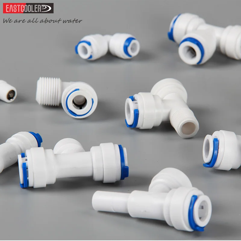 12mmx12mmx12mm 3-way union Push tube fitting for  RV Water filter quick connect water tube fitting