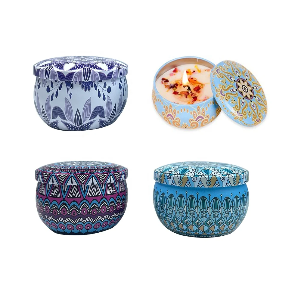 diy scented soy wax candles making kit supplies in tins