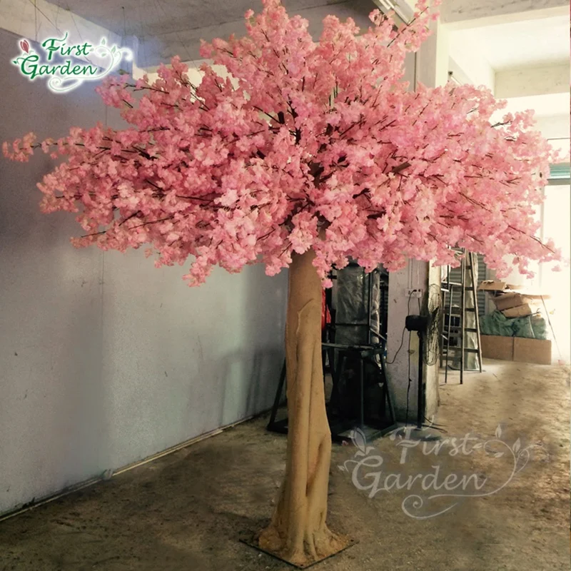 High Quality pink Artificial Japanese Cherry Tree Landscaping Banquet Wedding Outdoor Garden Ornamental Plant