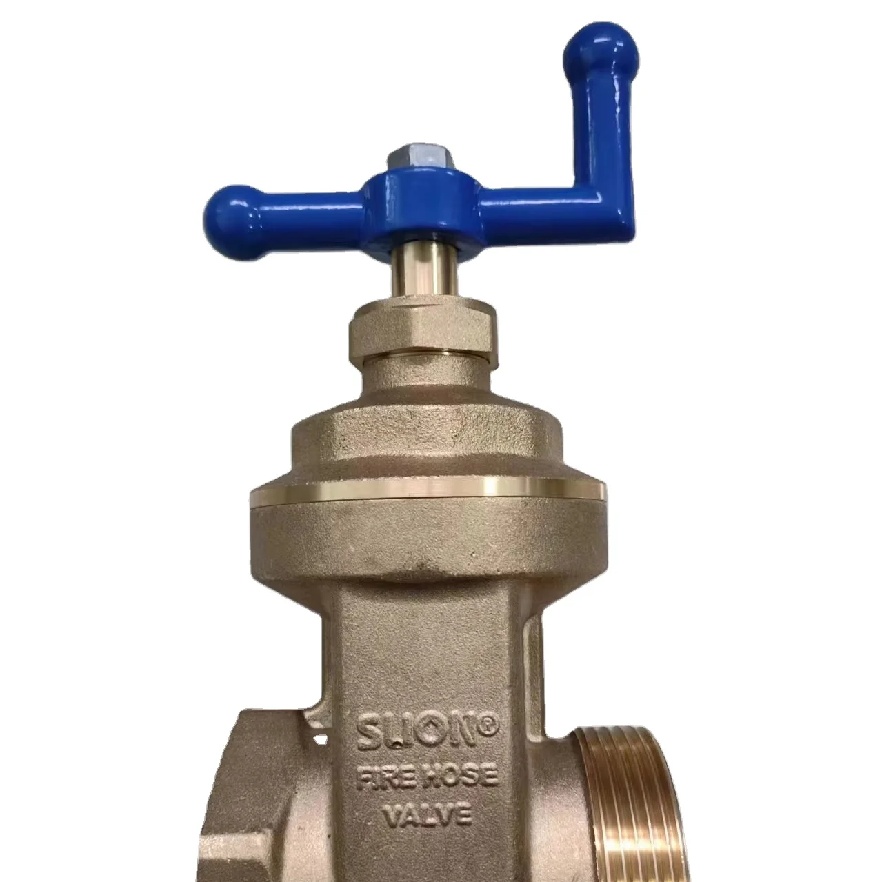 2'-1/2'FXM Hydrant Gate valve fire safety valve 300PSI red and blue painted iron handwheel valve